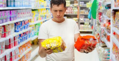 Lista de la compra semanal ajustada a un presupuesto de 50 euros.