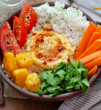 comida barata y abundante con arroz legumbres y verduras