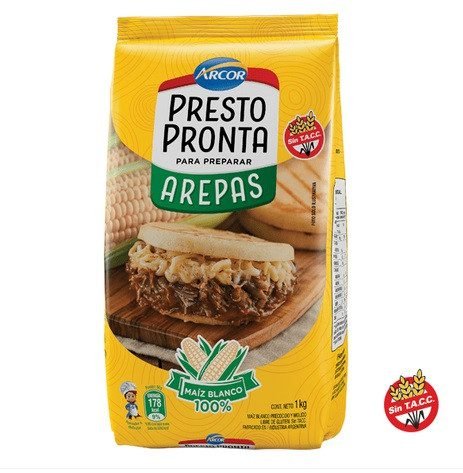 presto pronta arepas white corn meal 36503