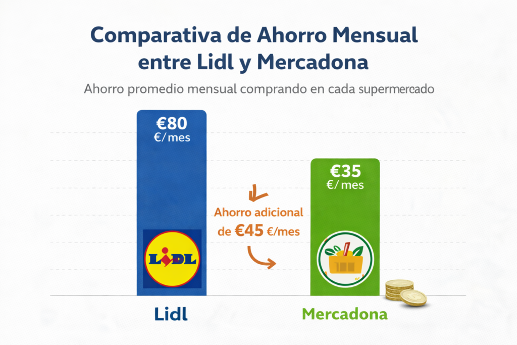 Compré Solo En Lidl Durante 6 Meses. Ahorré 4.127€. Comparativa Real vs Mercadona 3 ChatGPT Image 3 feb 2026 12 31 57