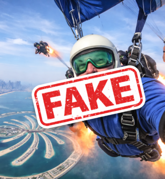 Vídeo viral falso de supuesto bombardeo de Dubai que en realidad es de 2022