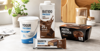 Productos +Proteína de Hacendado de Mercadona ordenados por proteína por euro